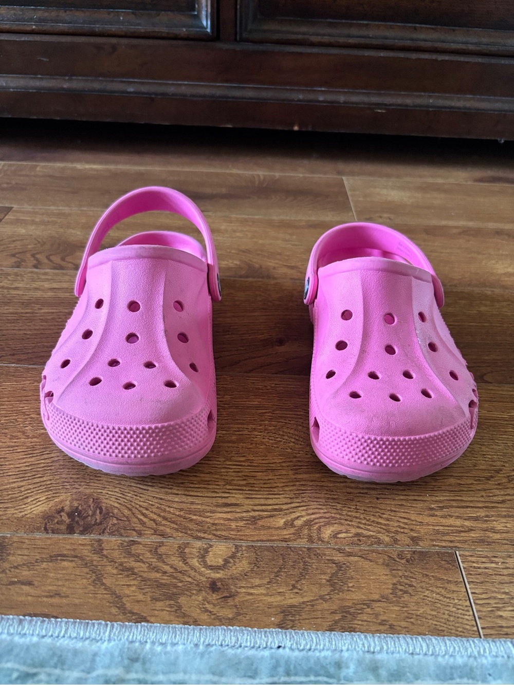 CROCS Kids Bright Pink Classic Clog Sandals